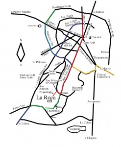 Mapa La Roca 2015
