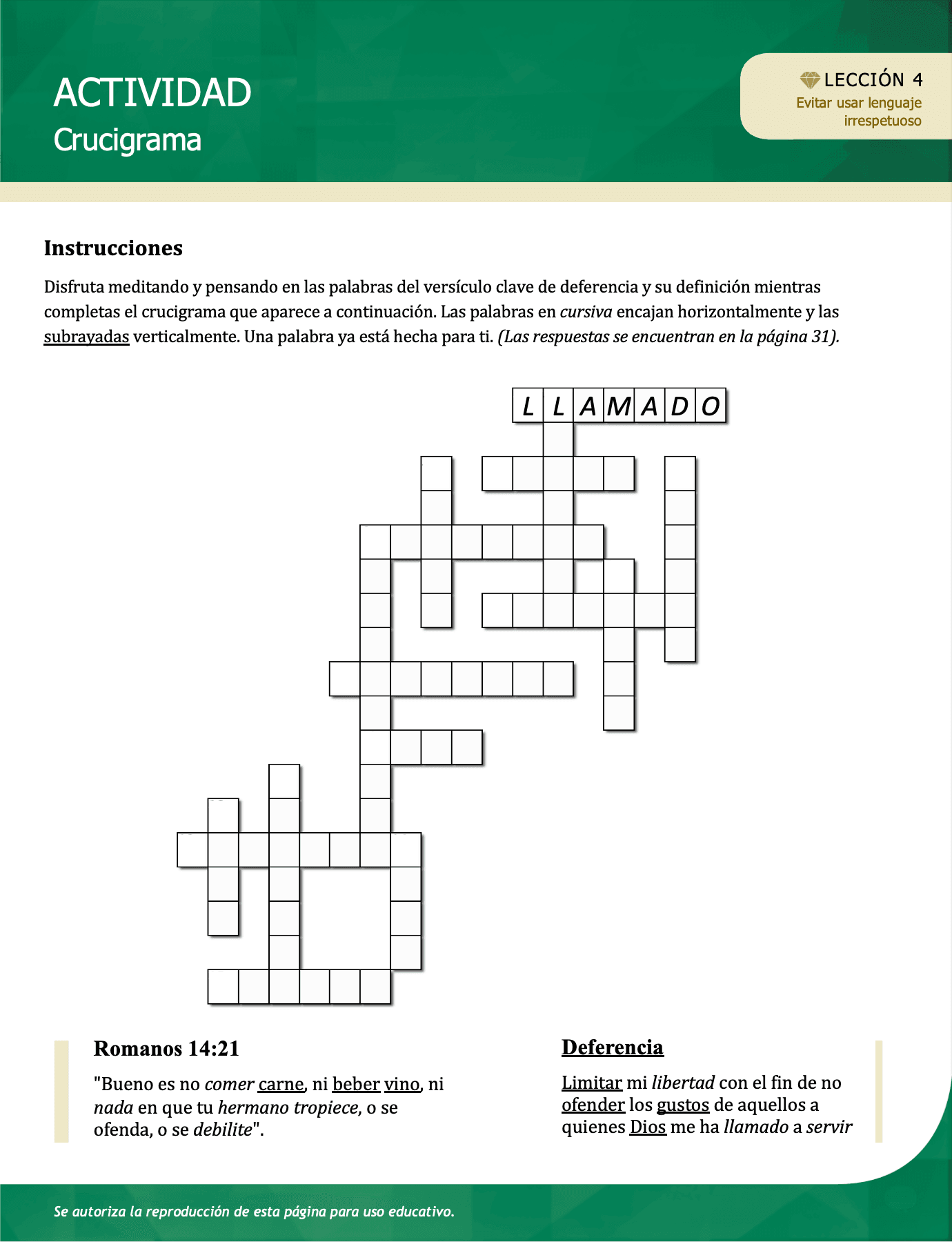 Manualidad o Actividad