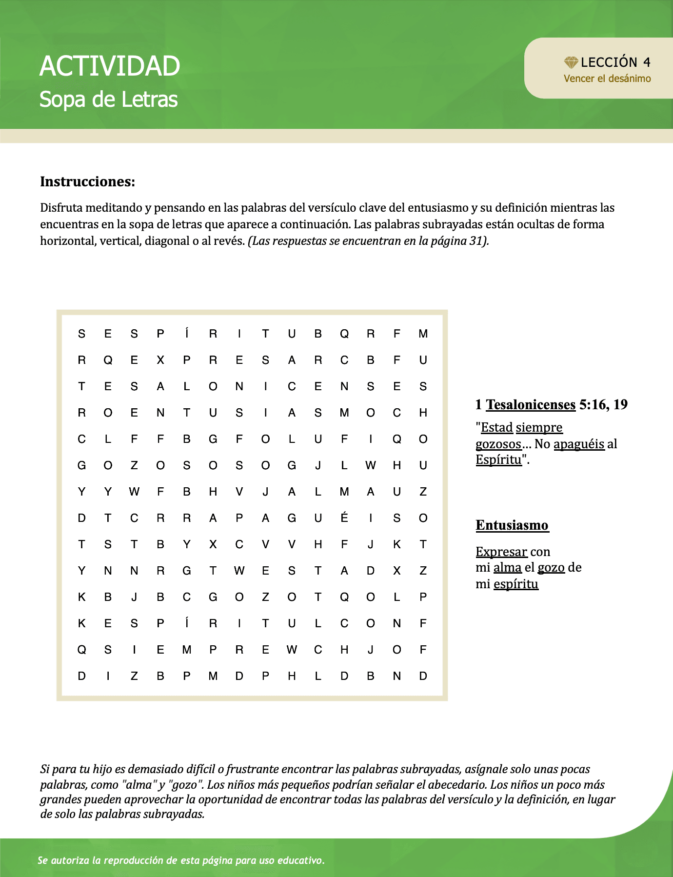 Manualidad o Actividad
