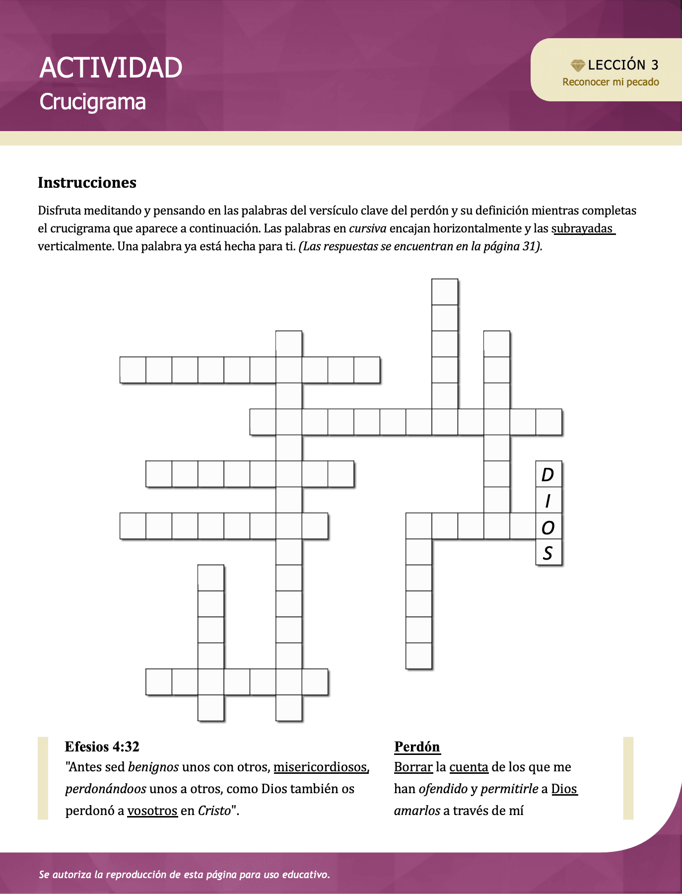Manualidad o Actividad